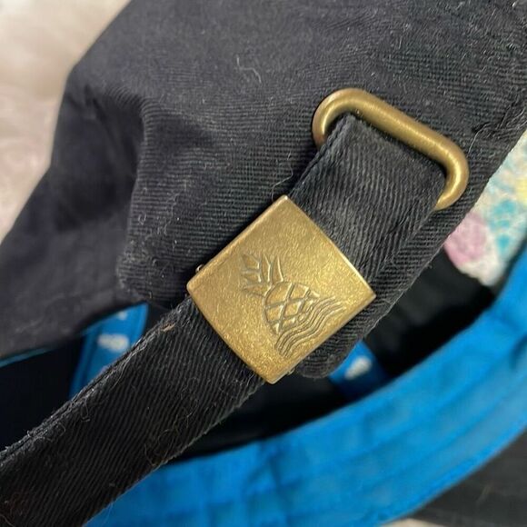 CHUBBIES Black Embroidered Parrot Palm Trees Unisex Baseball Style Cap Hat - Picture 5 of 8